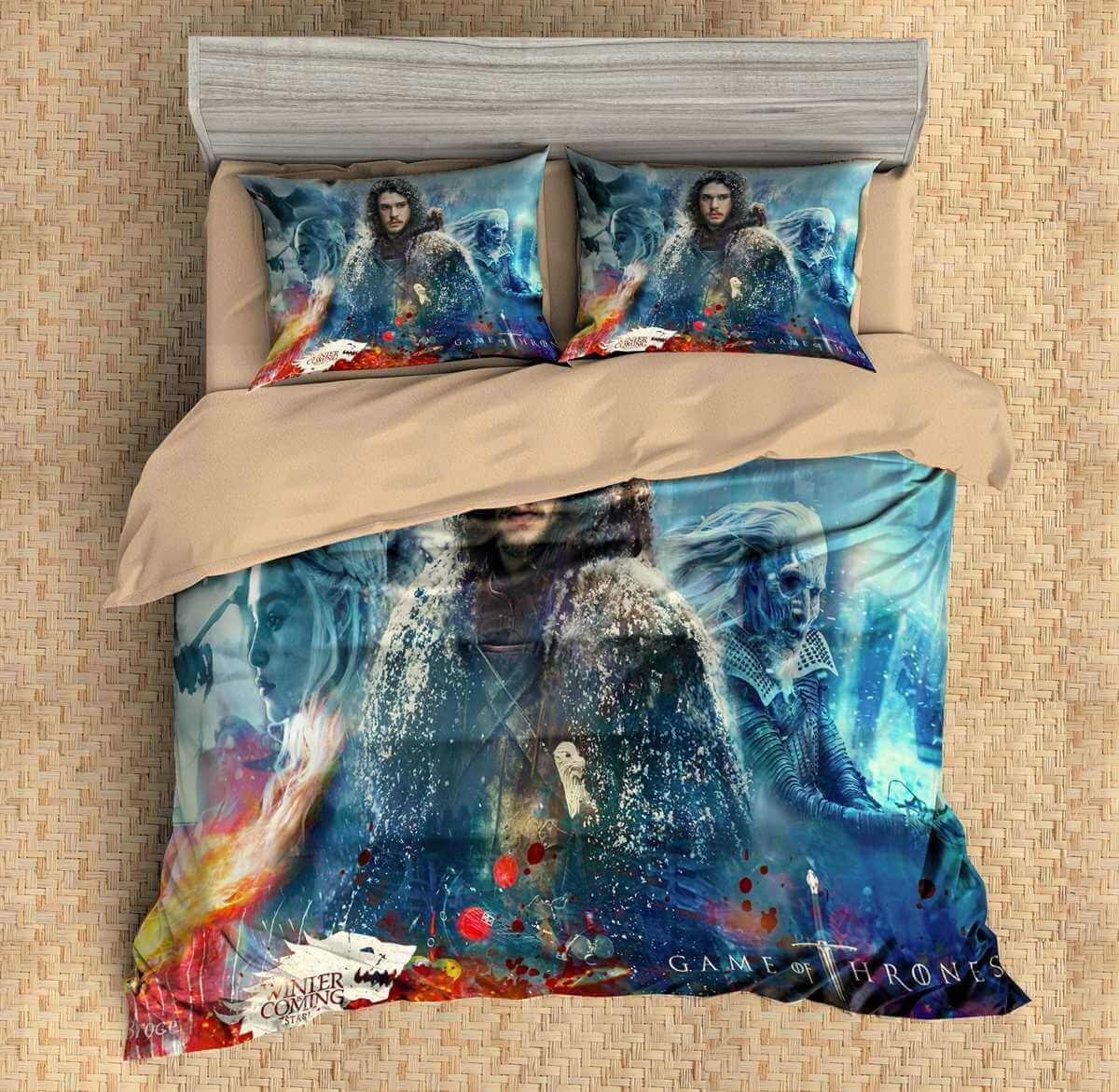 3D Customize Game Of Thrones Customized Duvet Cover Bedding Set