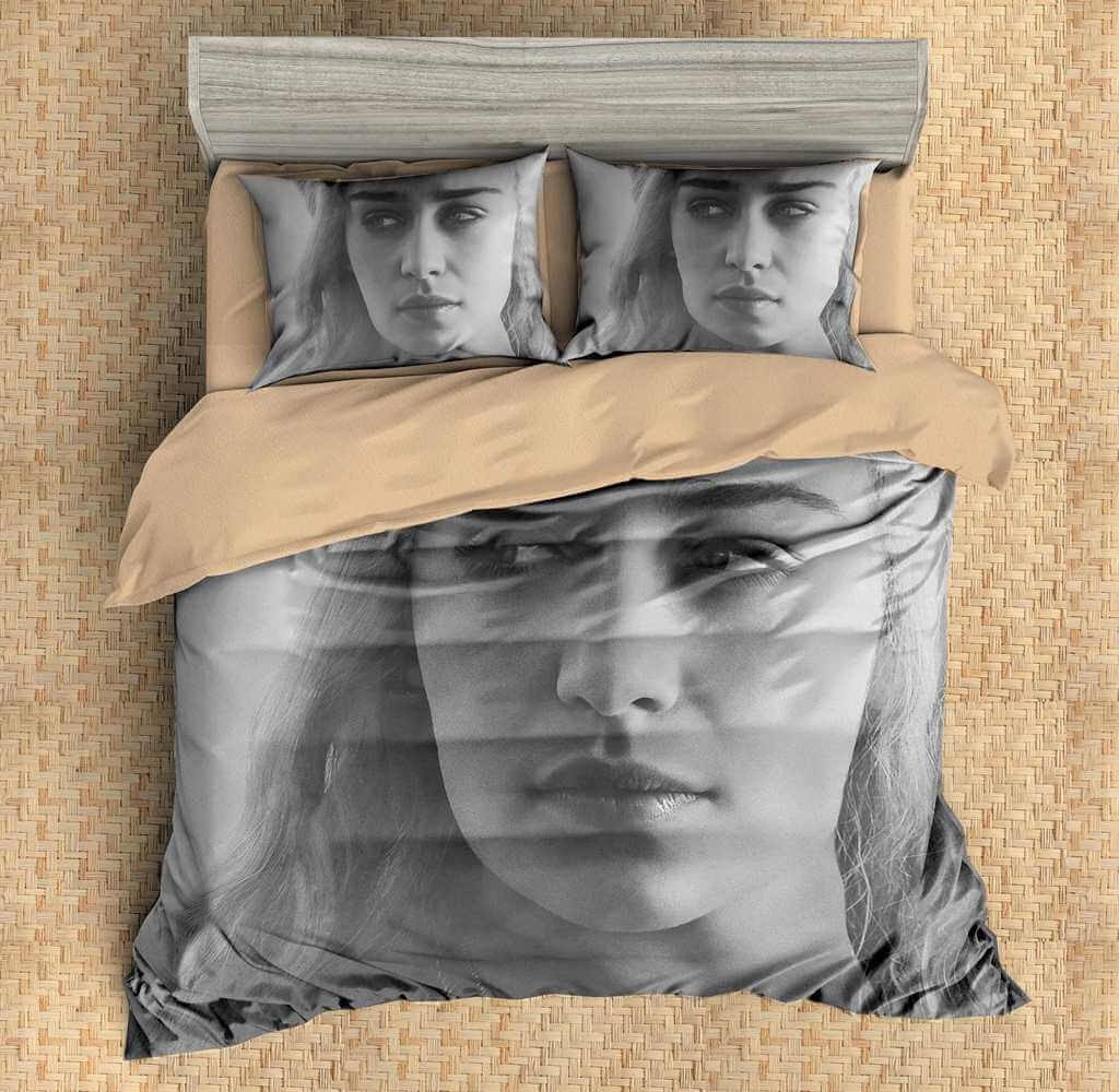 3D Customize Game Of Thrones Daenerys Targaryen Customized Duvet Cover Bedding Set
