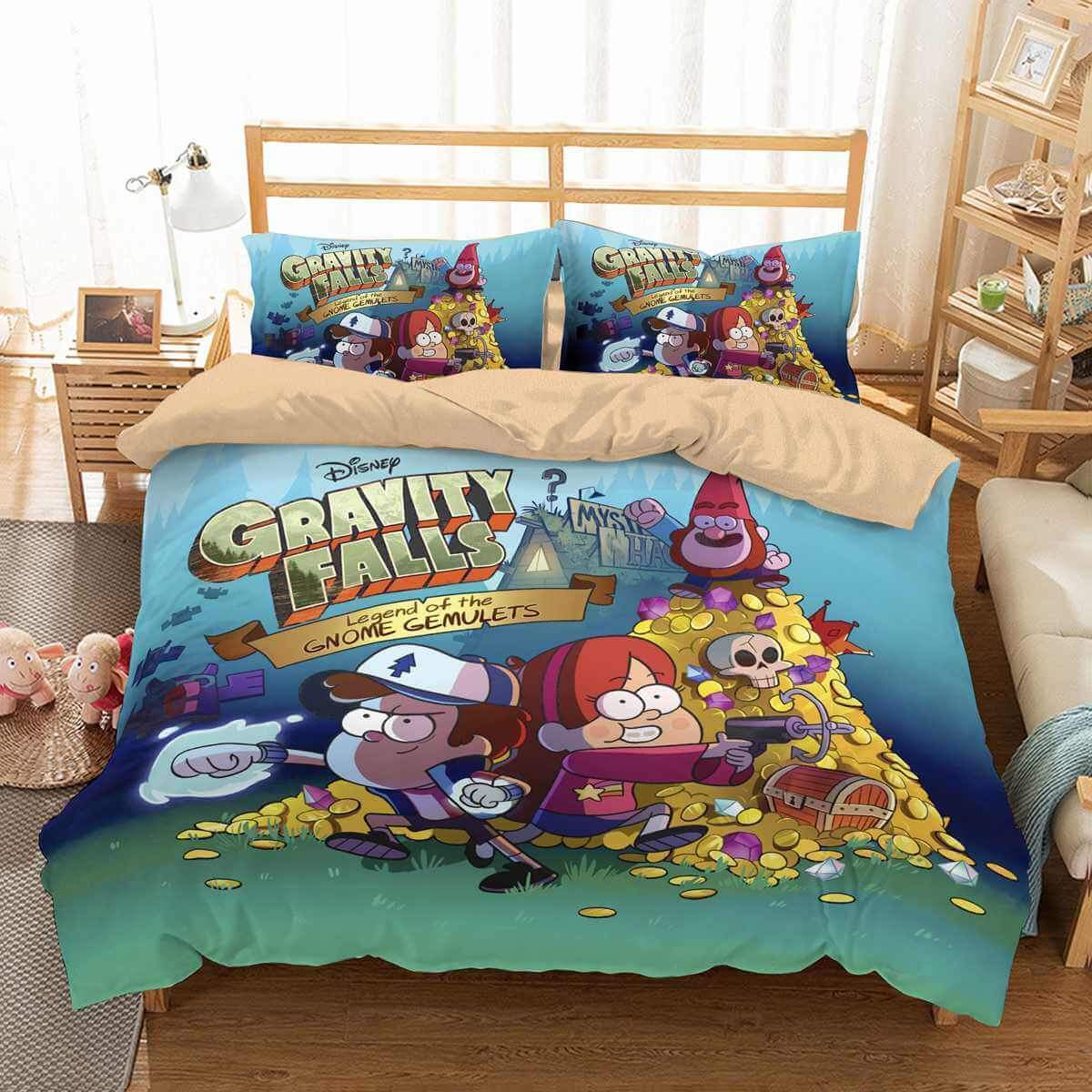 3D Customize Gravity Falls Customized Duvet Cover Bedding Set
