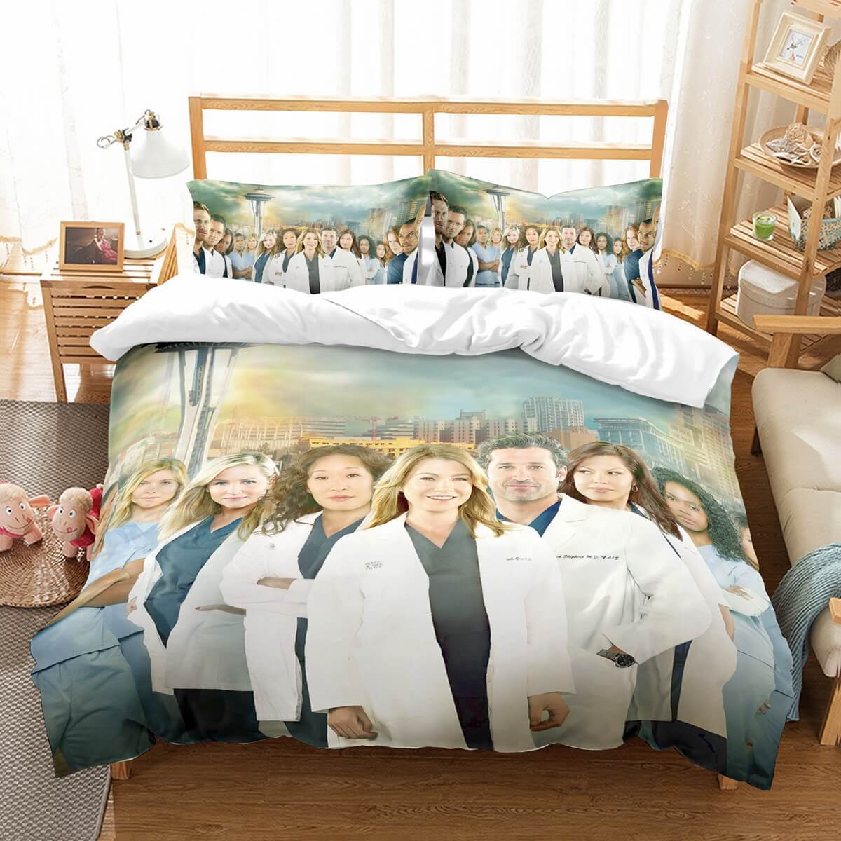 3D Customize Grey’S Anatomy Et Et Bed 3D Customized Duvet Cover Bedding Set