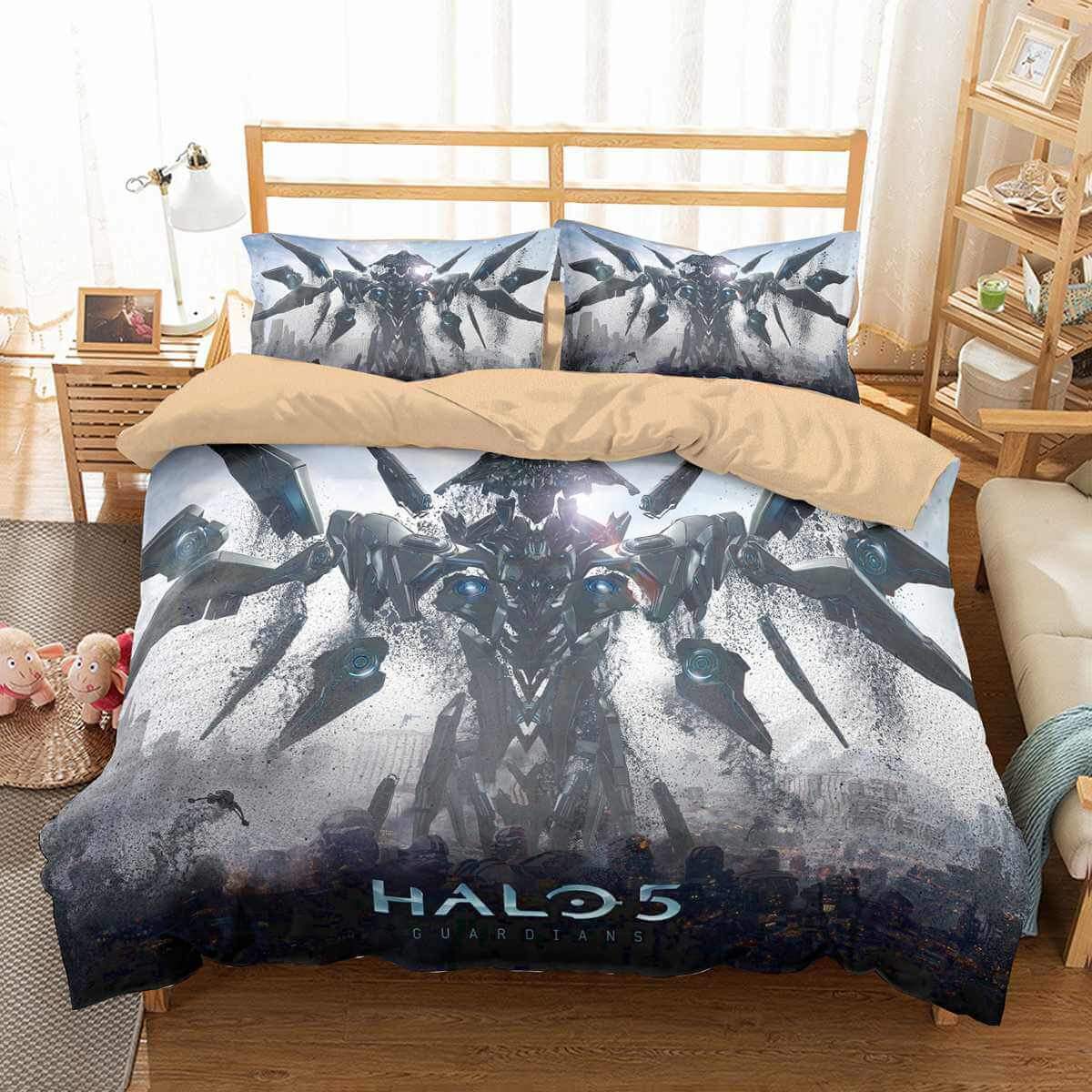 3D Customize Halo Customized Duvet Cover Bedding Set