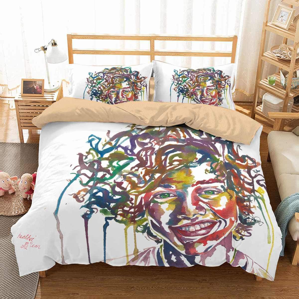 3D Customize Harry Styles Customized Duvet Cover Bedding Set