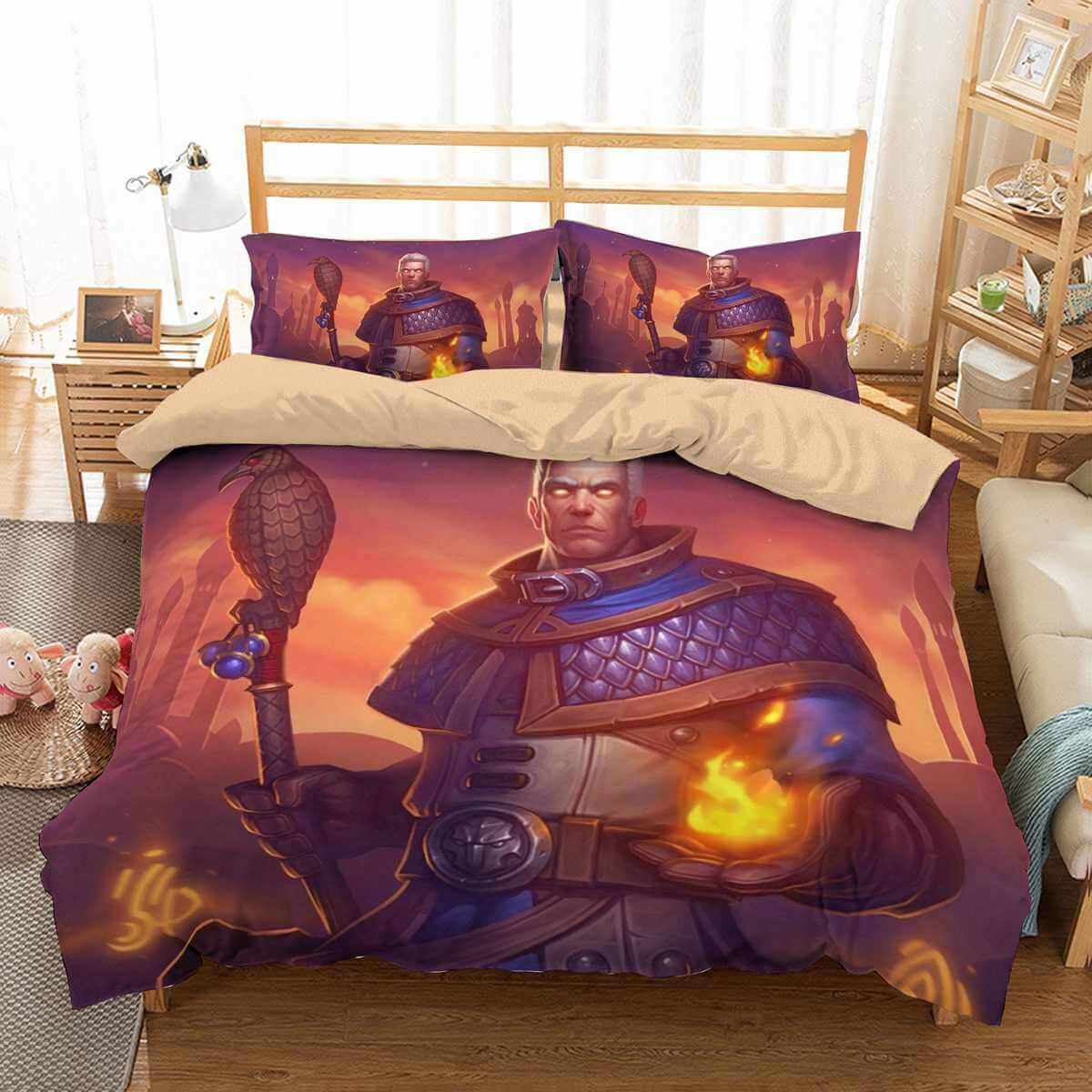 3D Customize Hearthstone Khadgar Customized Duvet Cover Bedding Set