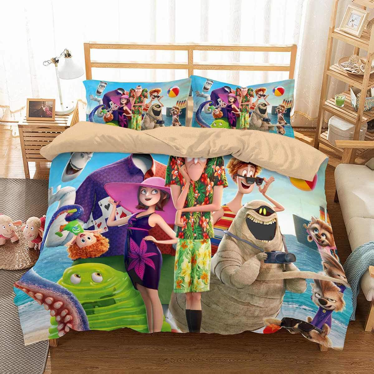 3D Customize Hotel Transylvania Customized Duvet Cover Bedding Set