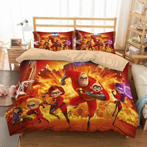 3D Customize Incredibles 3D Customized Duvet Cover Bedding Set