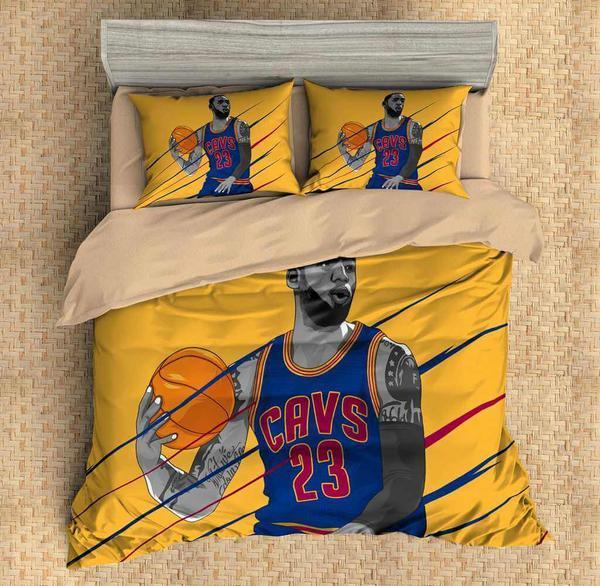 3D Customize Lebron James 3D Customized Duvet Cover Bedding Set