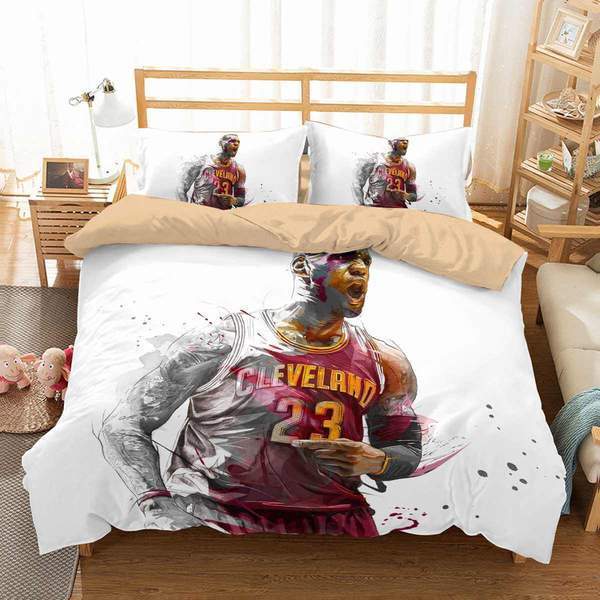 3D Customize Lebron James 3D Customized Duvet Cover Bedding Set