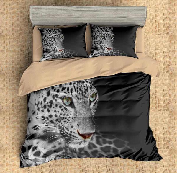3D Customize Leopard 3D Customized Duvet Cover Bedding Set