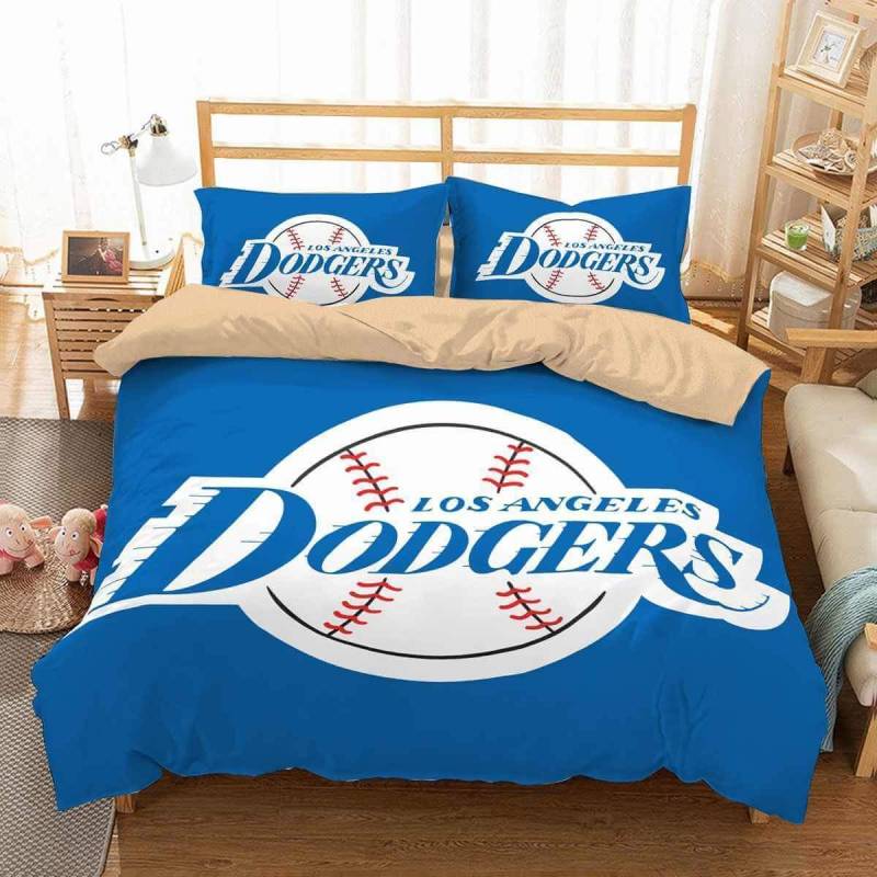 3D Customize Los Angeles Dodgers Bedding Set Duvet Cover Set Bedroom Set