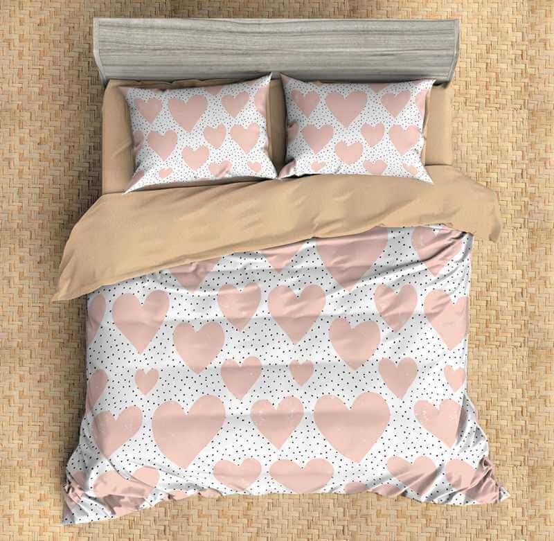 3D Customize Love Customized Duvet Cover Bedding Set