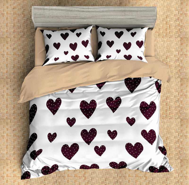 3D Customize Love Customized Duvet Cover Bedding Set