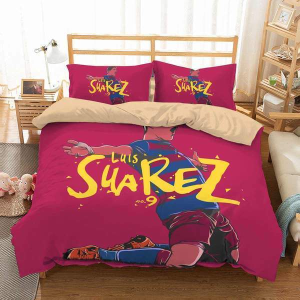 3D Customize Luis Uarez 3D Customized Duvet Cover Bedding Set