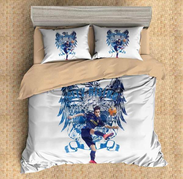 3D Customize Man City 3D Customized Duvet Cover Bedding Set