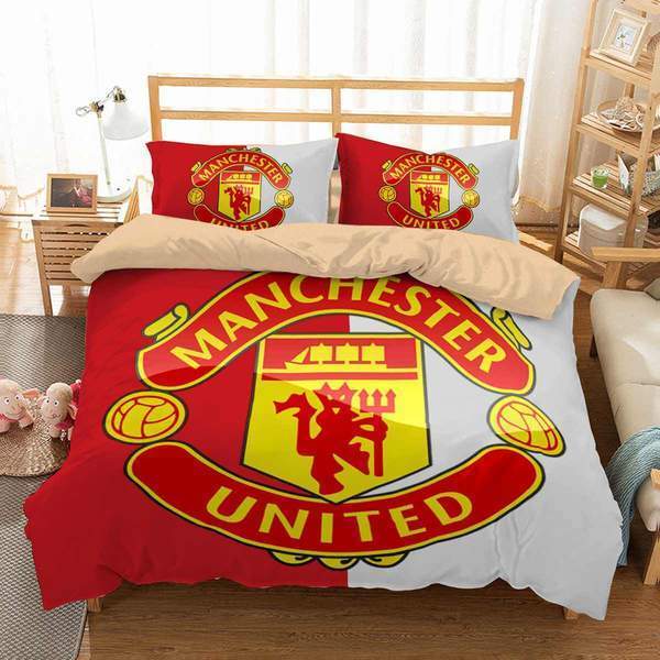 3D Customize Manchester United 3D Customized Duvet Cover Bedding Set
