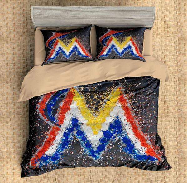 3D Customize Marlins 3D Customized Duvet Cover Bedding Set