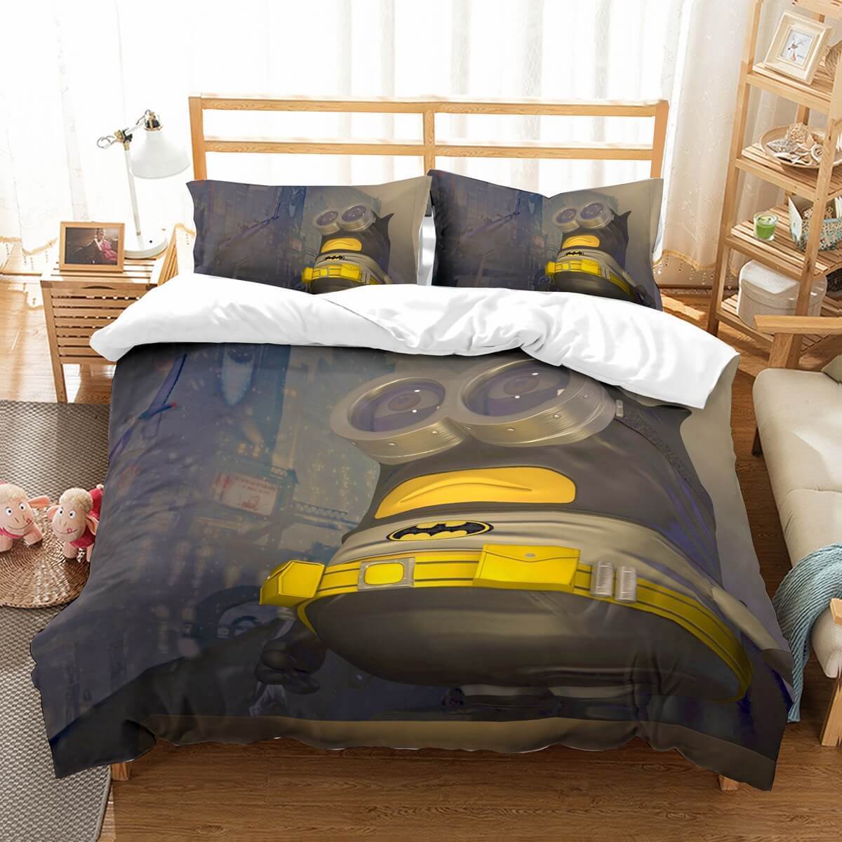 3D Customize Minions Et Et Bed 3D Customized Duvet Cover Bedding Set