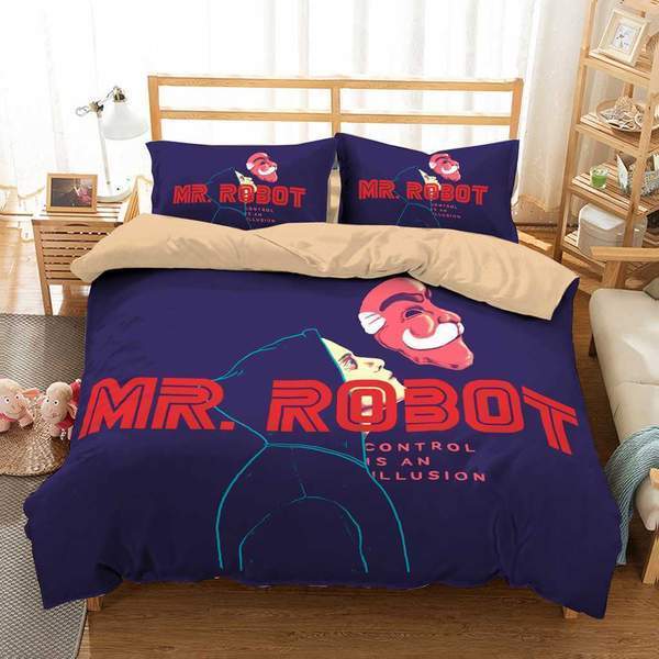 3D Customize Mr. Robot 3D Customized Duvet Cover Bedding Set