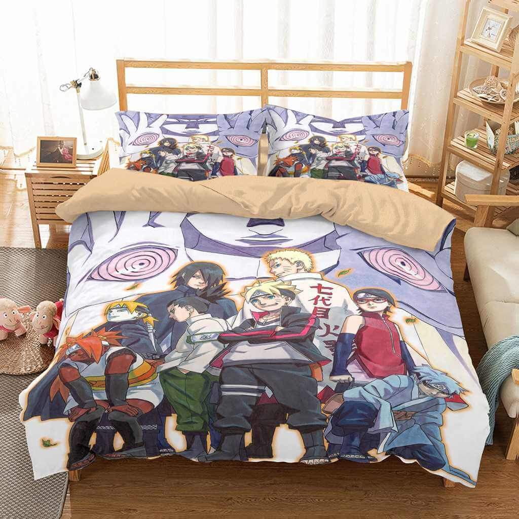 3D Customize Naruto Customized Duvet Cover Bedding Set