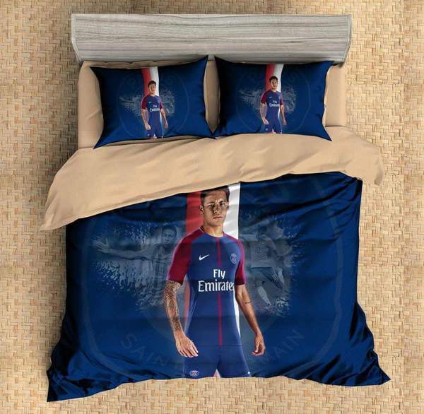 3D Customize Neymar 3D Customized Duvet Cover Bedding Set
