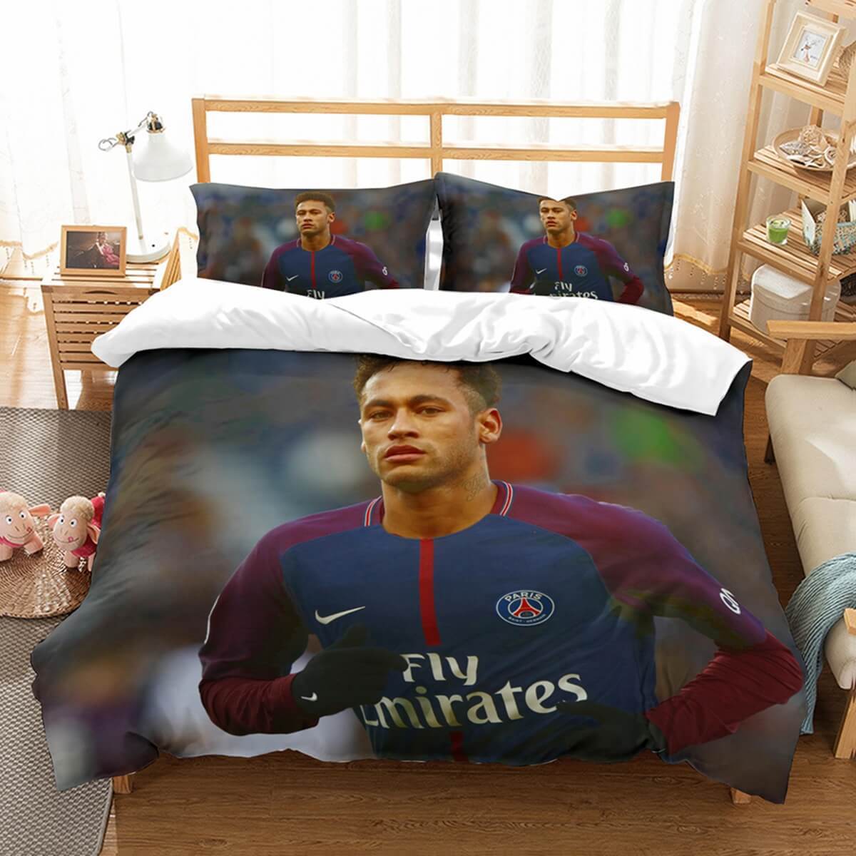 3D Customize Neymar Et Et Bed 3D Customized Duvet Cover Bedding Set