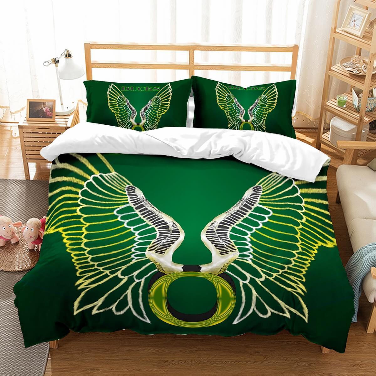 3D Customize Oregon Ducks Et Et Bed 3D Customized Duvet Cover Bedding Set