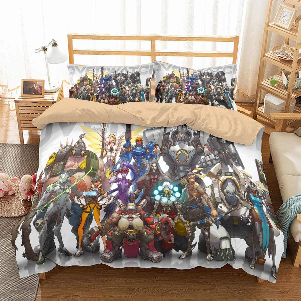 3D Customize Overwatch Customized Duvet Cover Bedding Set