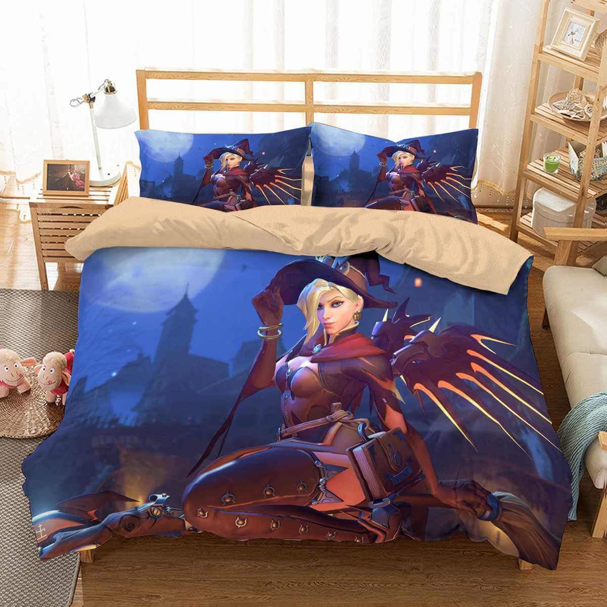 3D Customize Overwatch Halloween Customized Duvet Cover Bedding Set