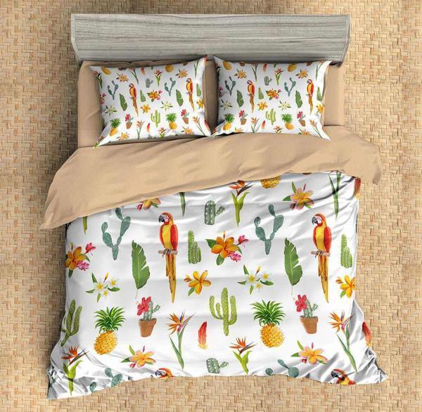 3D Customize Parrot 3D Customized Duvet Cover Bedding Set