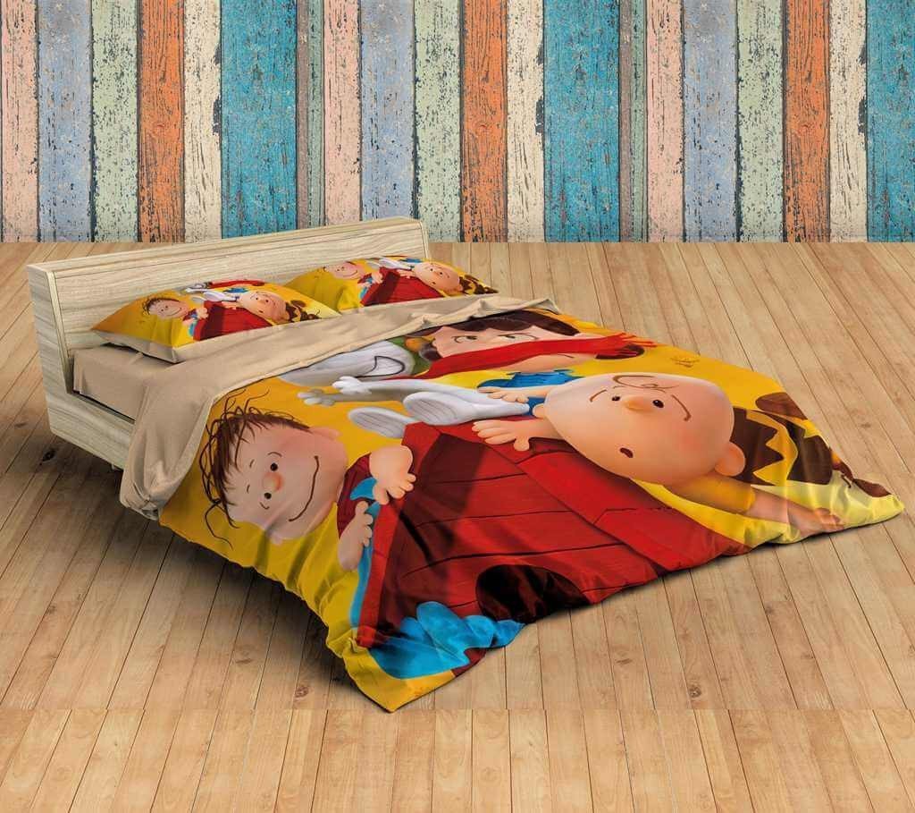 3D Customize Peanuts Customized Duvet Cover Bedding Set