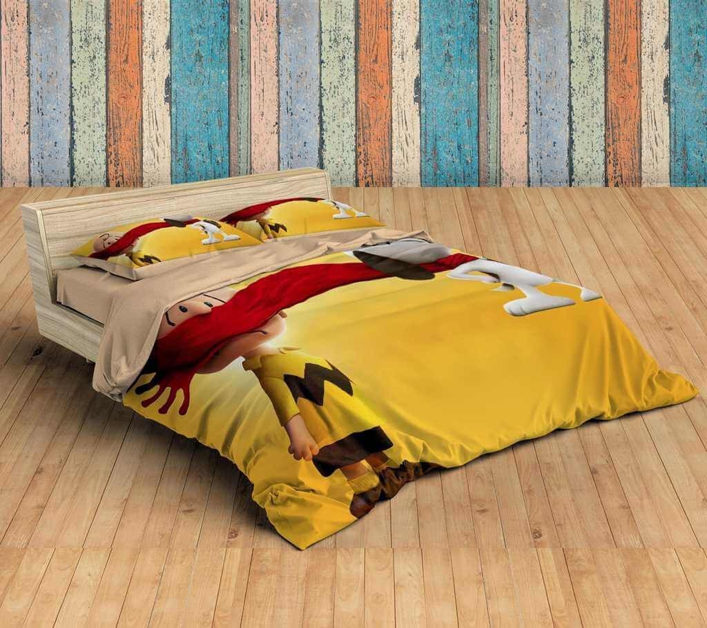 3D Customize Peanuts Customized Duvet Cover Bedding Set