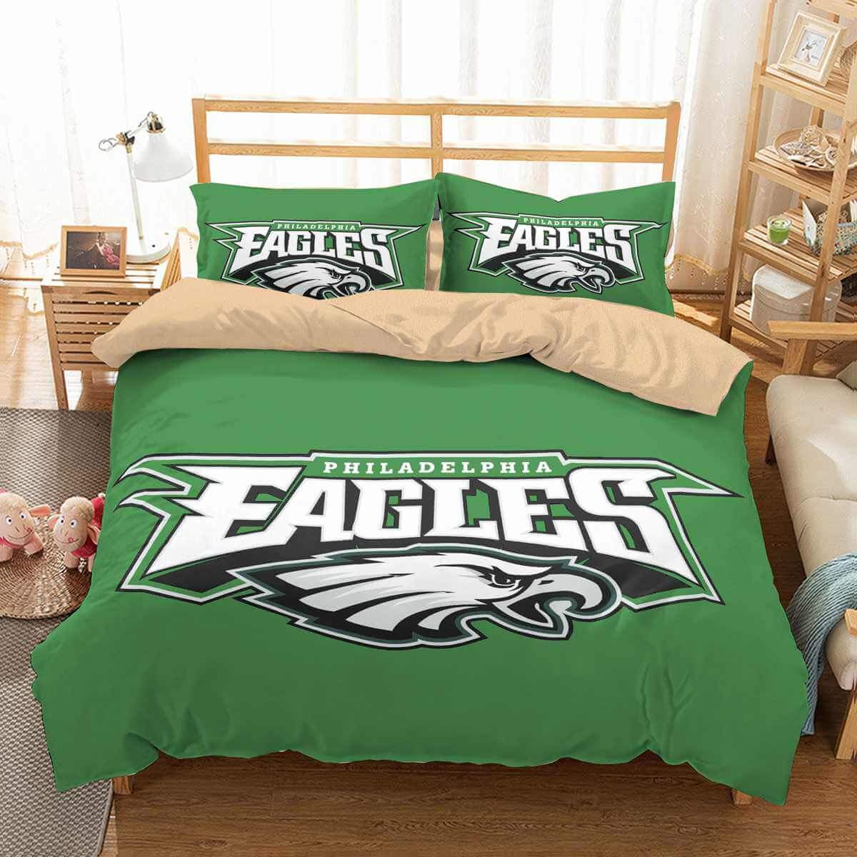 3D Philadelphia Eagles Duvet Cover Bedding Set