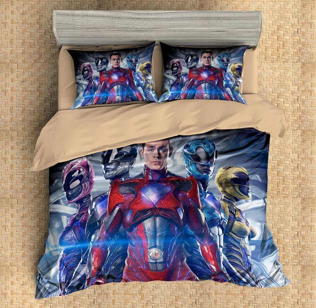 3D Customize Power Rangers Customized Duvet Cover Bedding Set