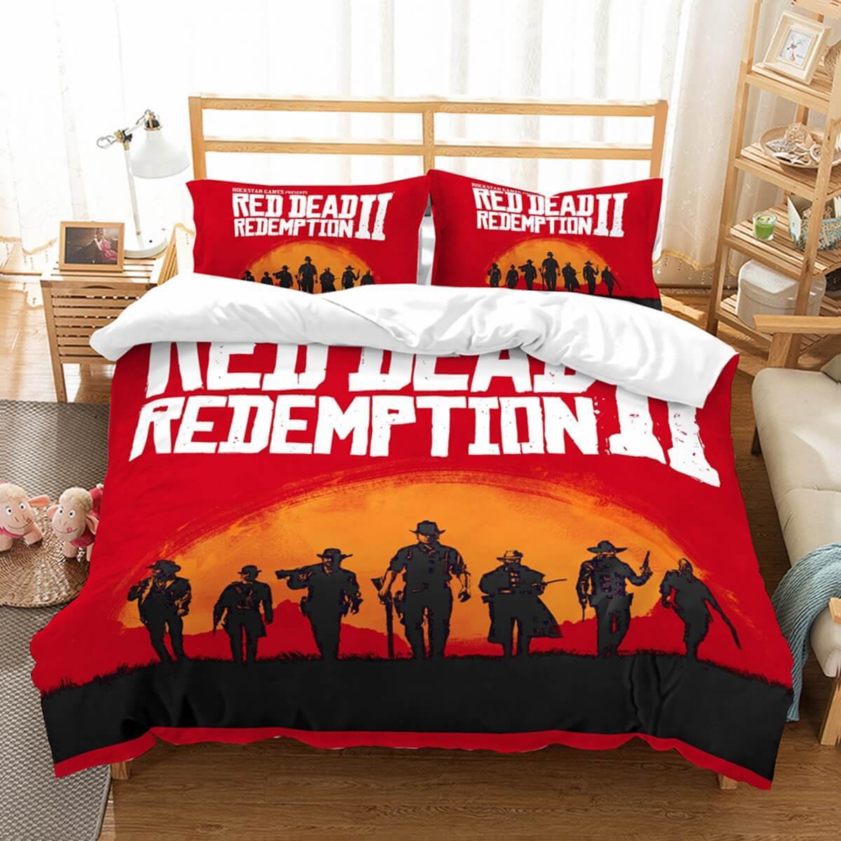 3D Customize Red Dead Redemption Et Et Bed 3D Customized Duvet Cover Bedding Set