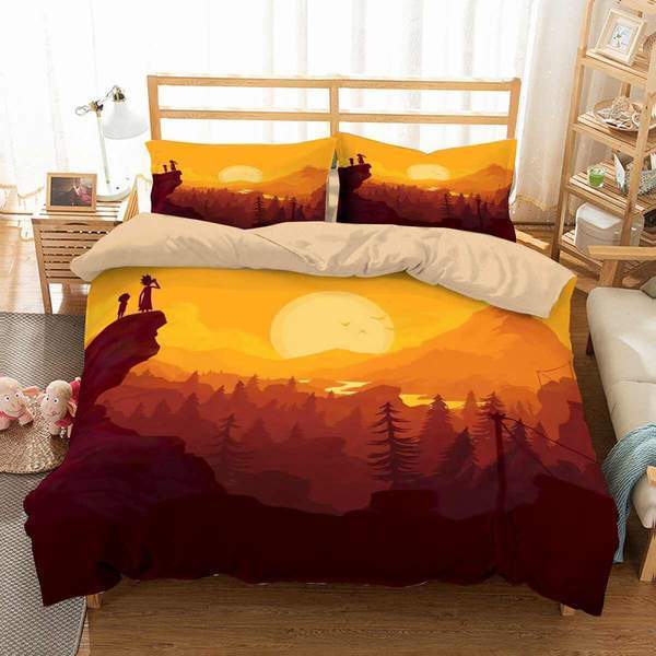 3D Customize Rick And Morty 3D Customized Duvet Cover Bedding Set