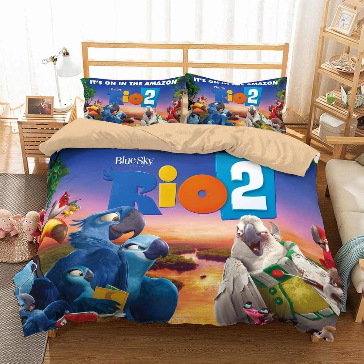 3D Customize Rio Customized Duvet Cover Bedding Set