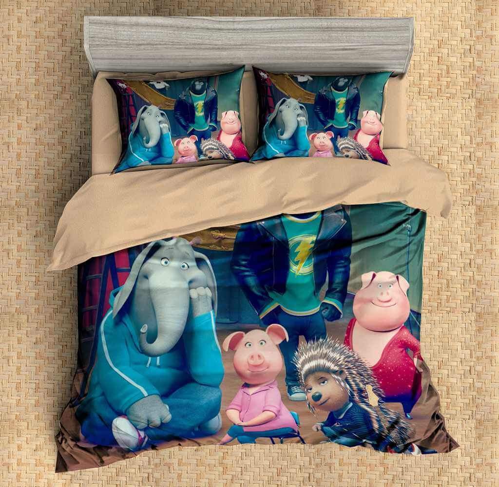 3D Customize Sing Customized Duvet Cover Bedding Set