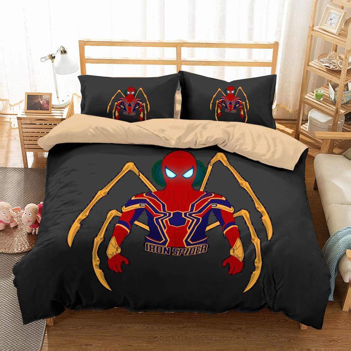 3D Customize Spider Man Customized Duvet Cover Bedding Set