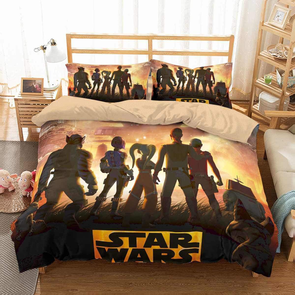 3D Customize Star Wars Rebels Customized Duvet Cover Bedding Set
