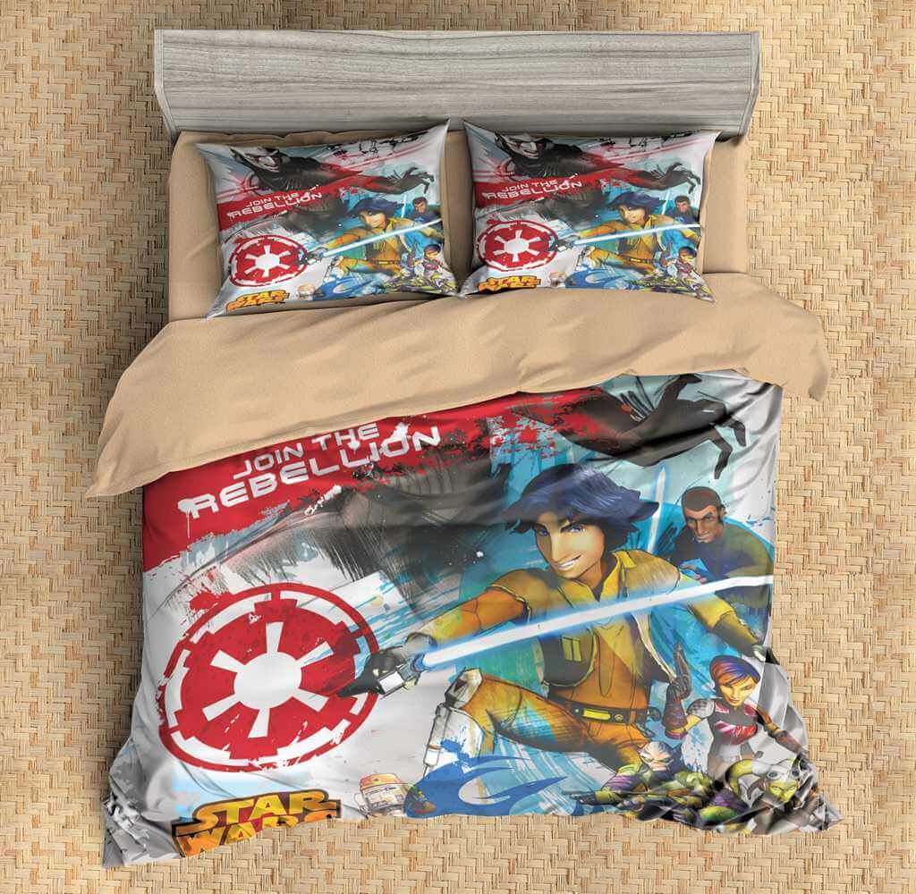 3D Customize Star Wars Rebels Customized Duvet Cover Bedding Set