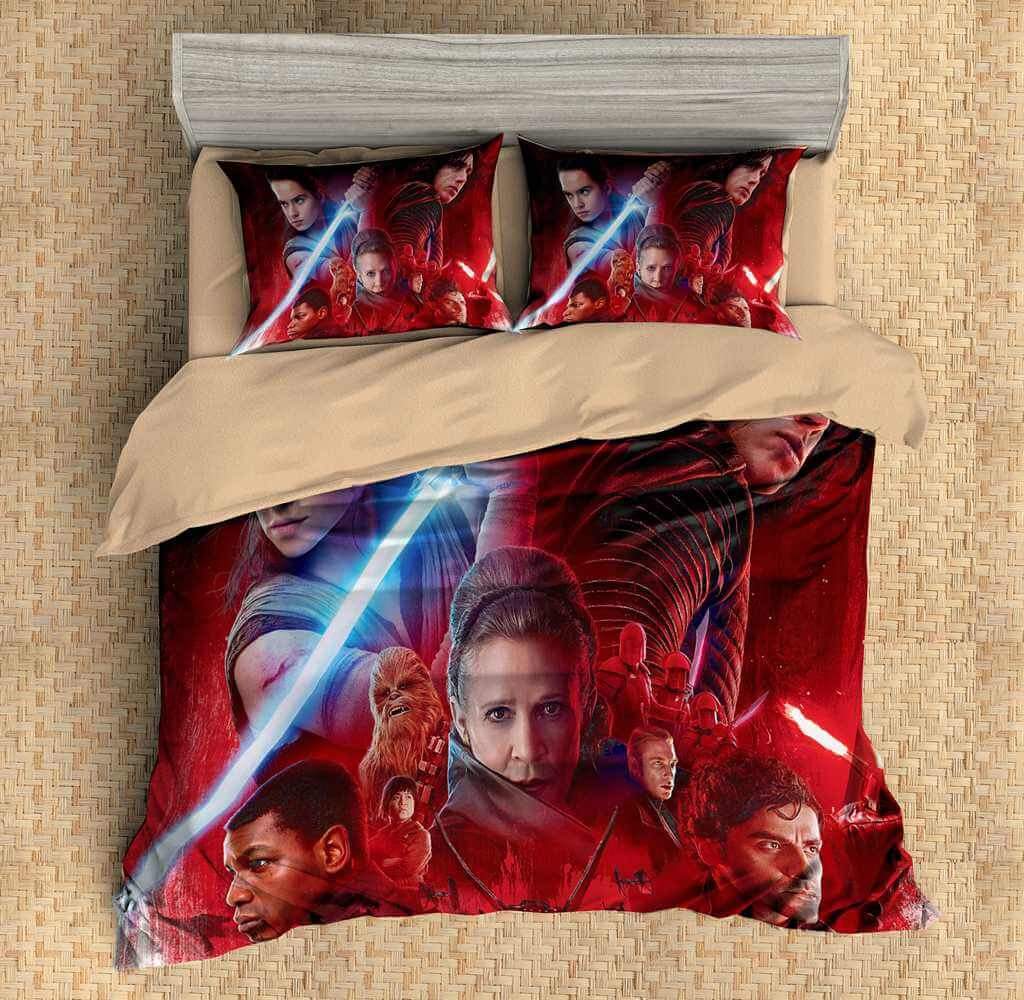 3D Customize Star Wars The Last Jedi Customized Duvet Cover Bedding Set