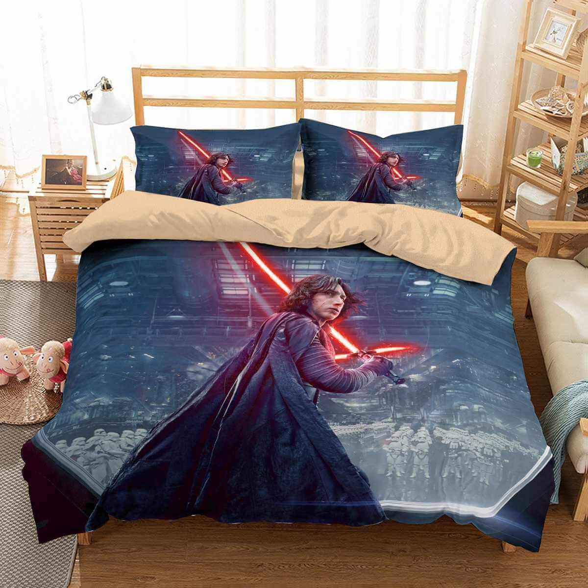 3D Customize Star Wars The Last Jedi Customized Duvet Cover Bedding Set