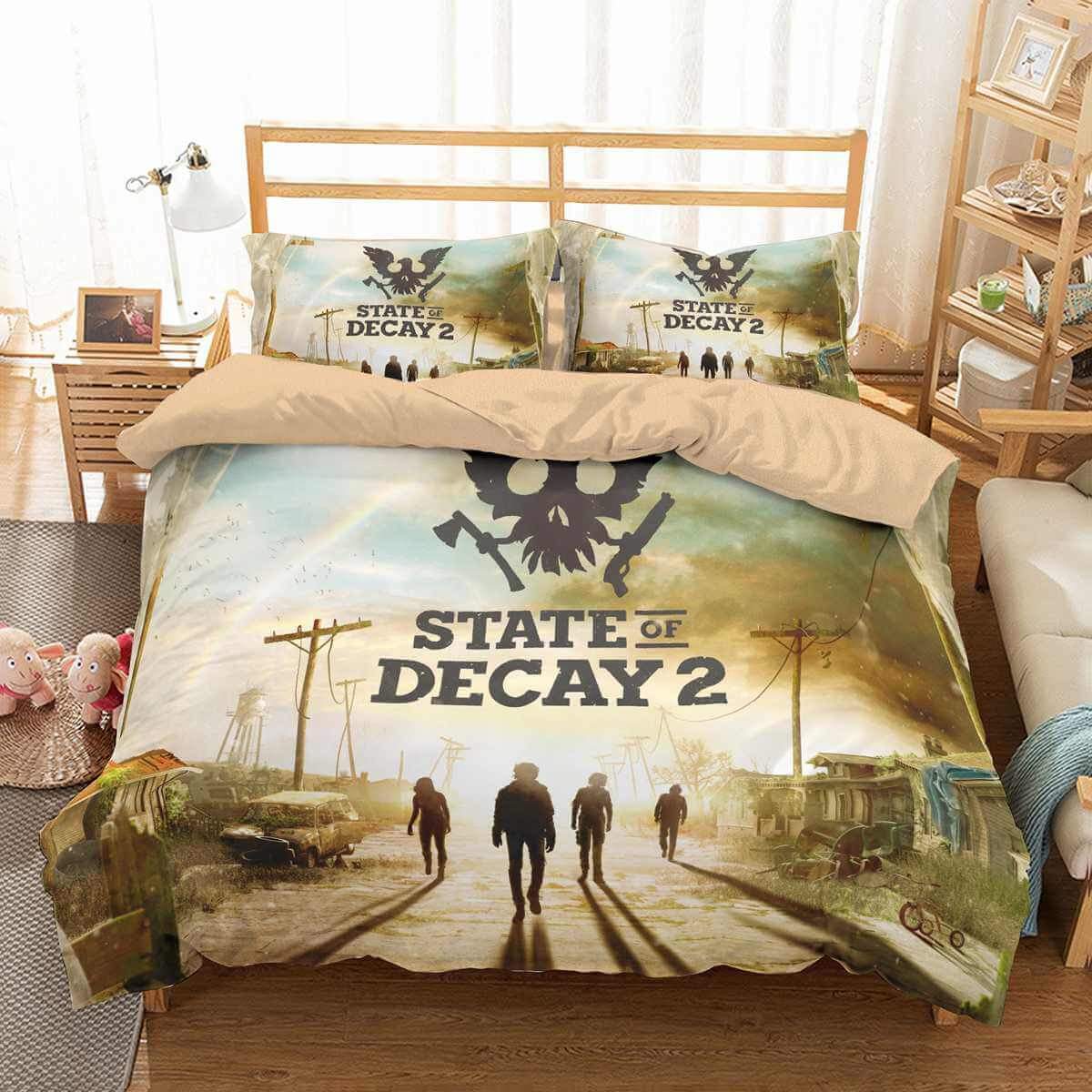 3D Customize State Of Decay Customized Duvet Cover Bedding Set
