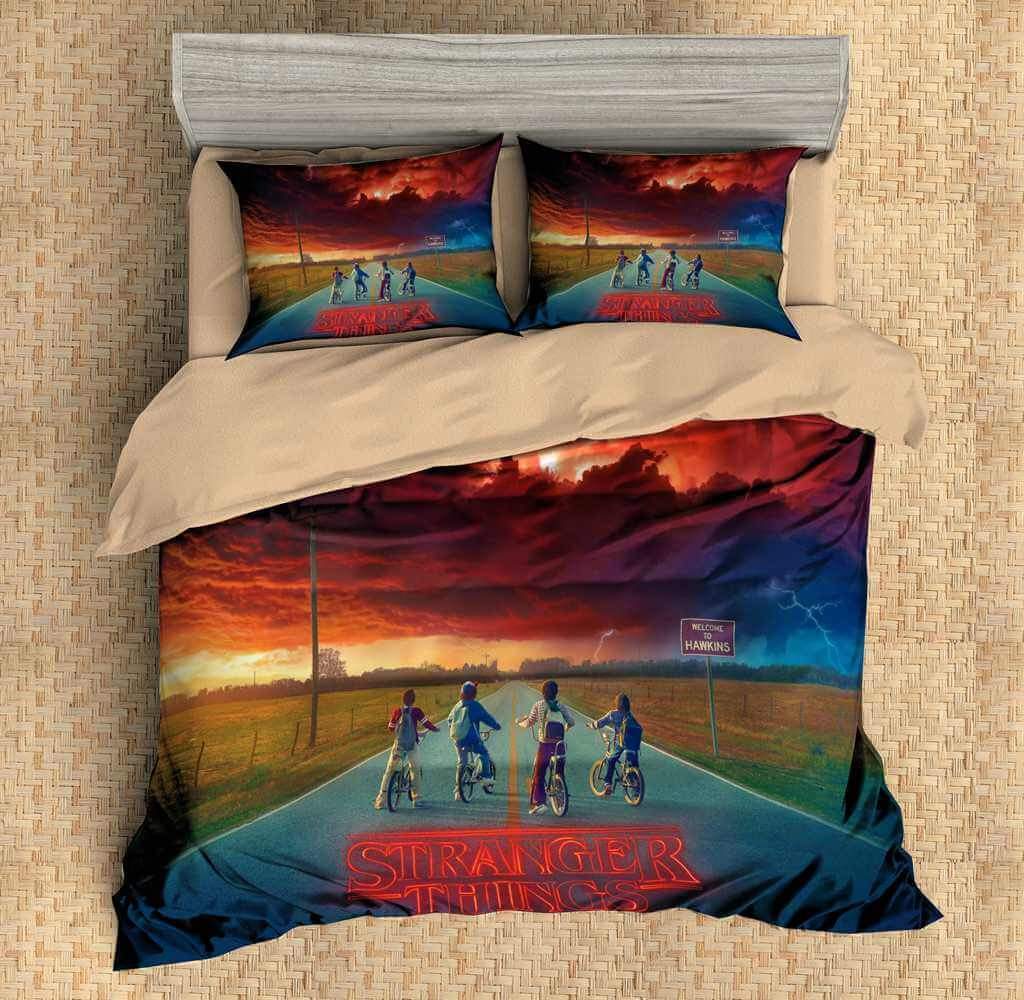 3D Customize Stranger Things Customized Duvet Cover Bedding Set