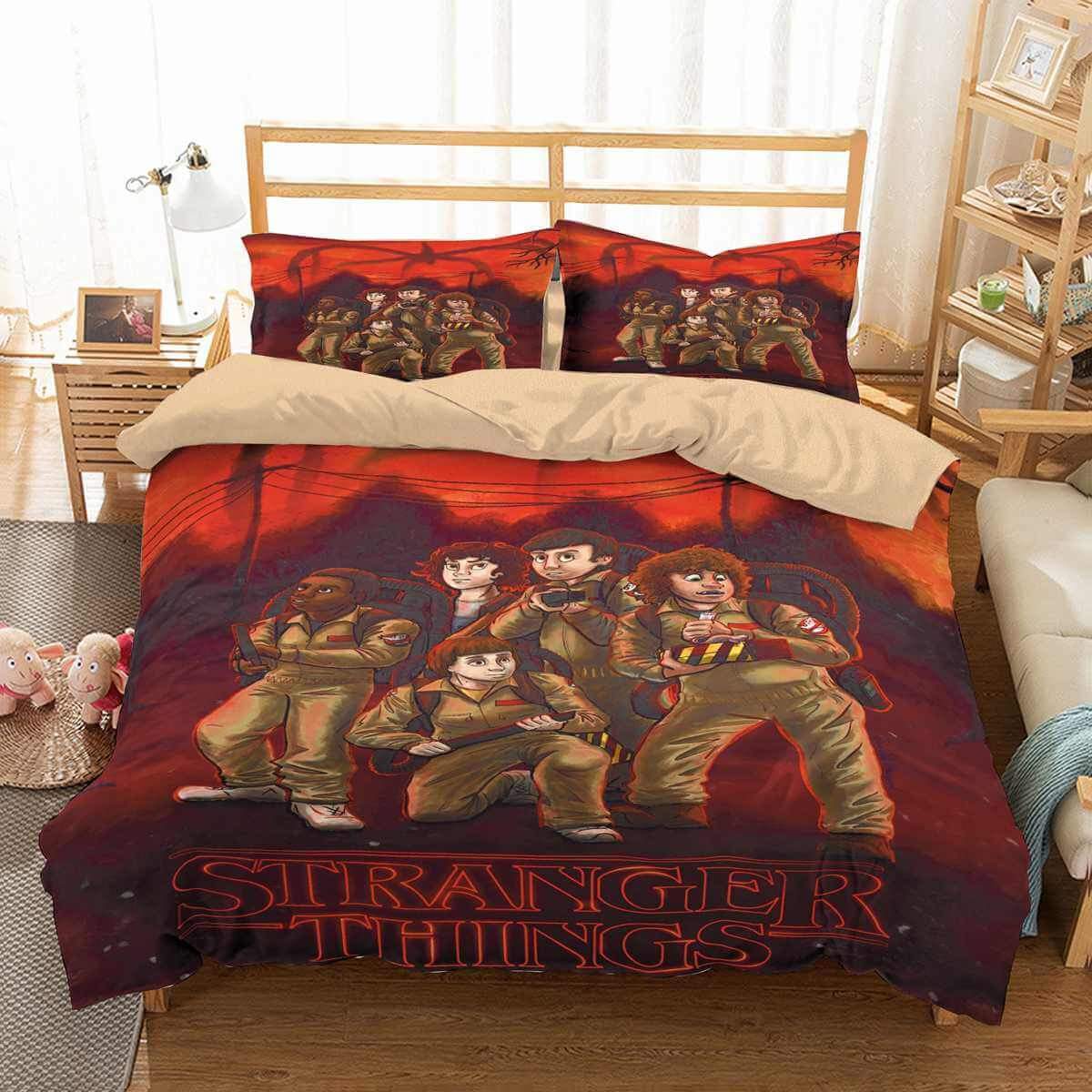 3D Customize Stranger Things Customized Duvet Cover Bedding Set