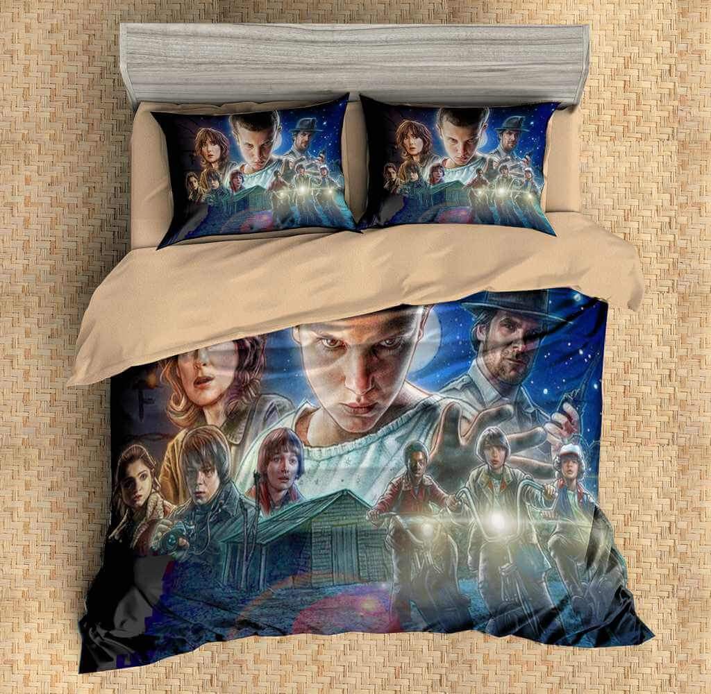 3D Customize Stranger Things Customized Duvet Cover Bedding Set