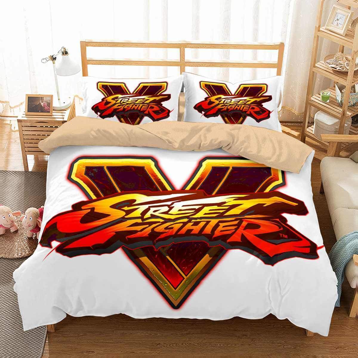 3D Customize Street Fighter V Customized Duvet Cover Bedding Set