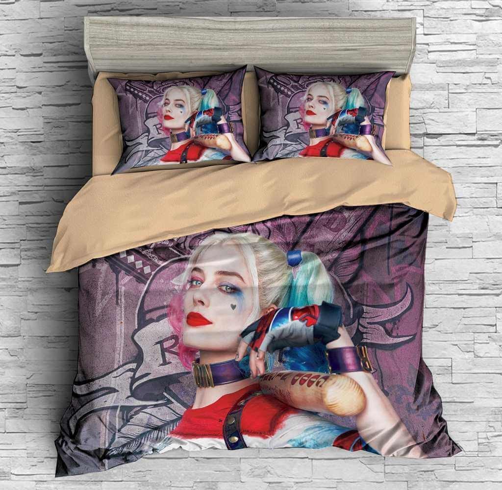 3D Customize Suicide Squad Customized Duvet Cover Bedding Set