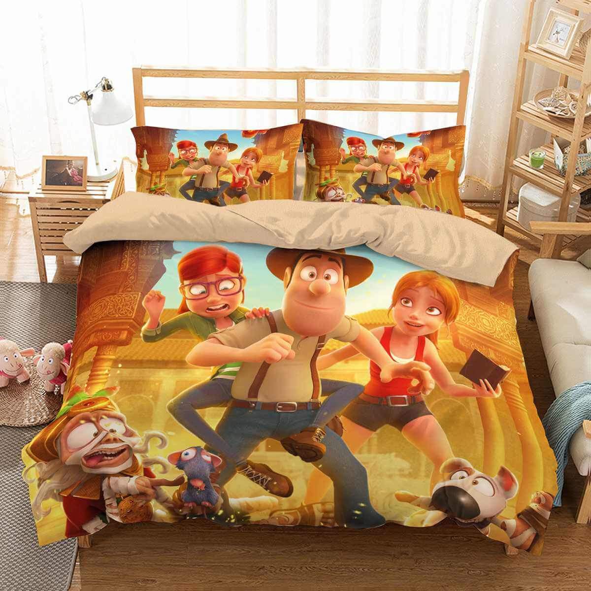 3D Customize Tad Jones The Hero Returns Customized Duvet Cover Bedding Set