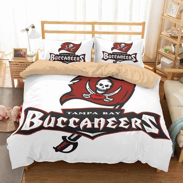 3D Customize Tampa Bay Buccaneers 3D Customized Duvet Cover Bedding Set