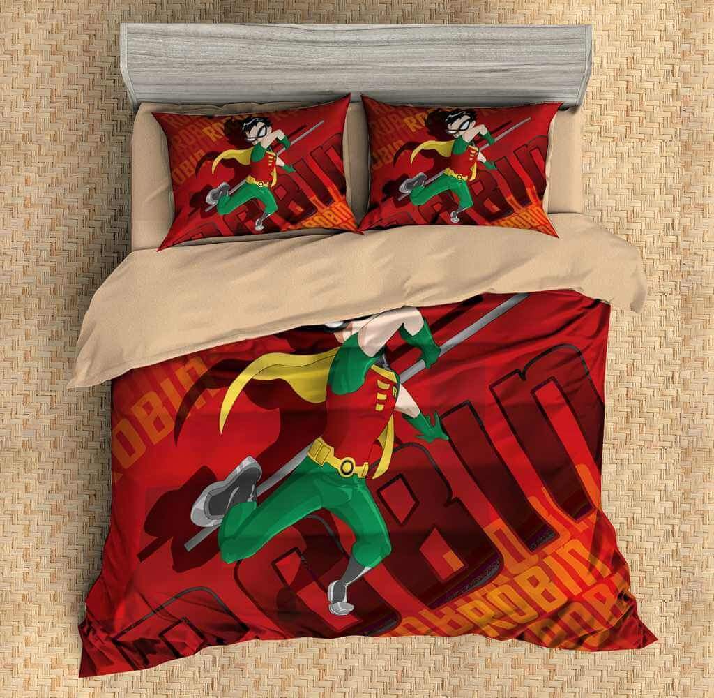 3D Customize Teen Titans Customized Duvet Cover Bedding Set
